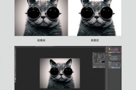 Photoshop简单的使用通道工具给猫咪图片抠图