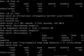 Linux VPS添加SWAP(交换分区)